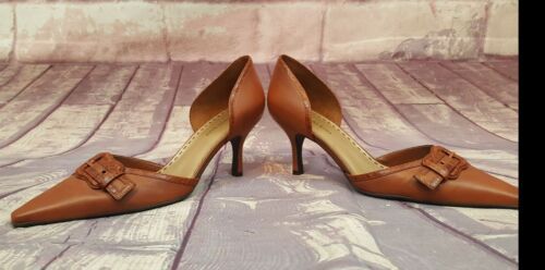 Gianni Bini Women Shoes Leather Heels Size and 26 similar items Gianni Bini Shoes | Brown Block Heel Pumps | Poshmark
