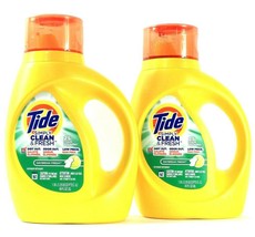 2 Bottles Tide 40 Oz Simply Clean &amp; Fresh Daybreak Fresh 25 Loads Detergent - $26.99