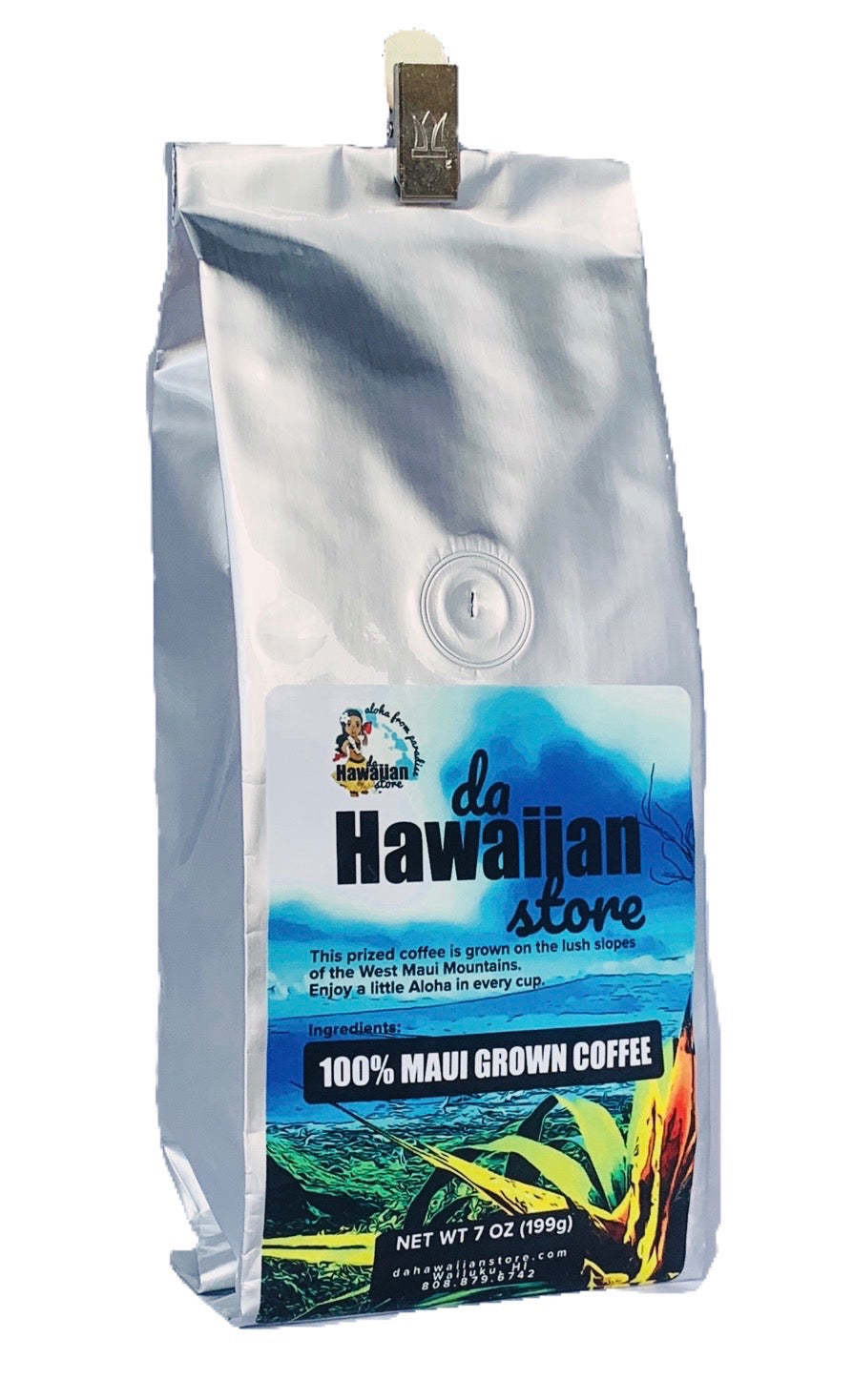 DA HAWAIIAN STORE ALOHA FROM PARADISE 100% Maui Hawaii Grown Coffee