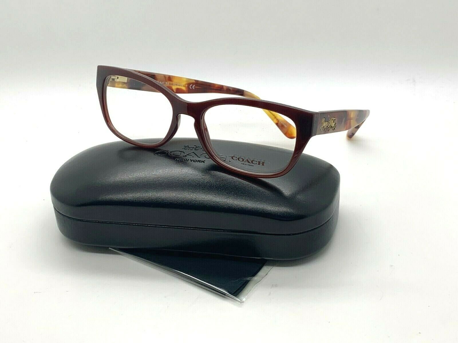 Coach Women New Eyeglasses HC6104 5531 DARK HONEY 52-16-140MM ...