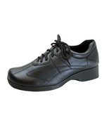 24 HOUR COMFORT Lisa Wide Width Leather Lace-Up Shoes - $49.95