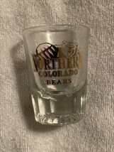 Northern Colorado Bears Football Shot Glass Greeley, Colorado Nice Shape!!! - $12.95