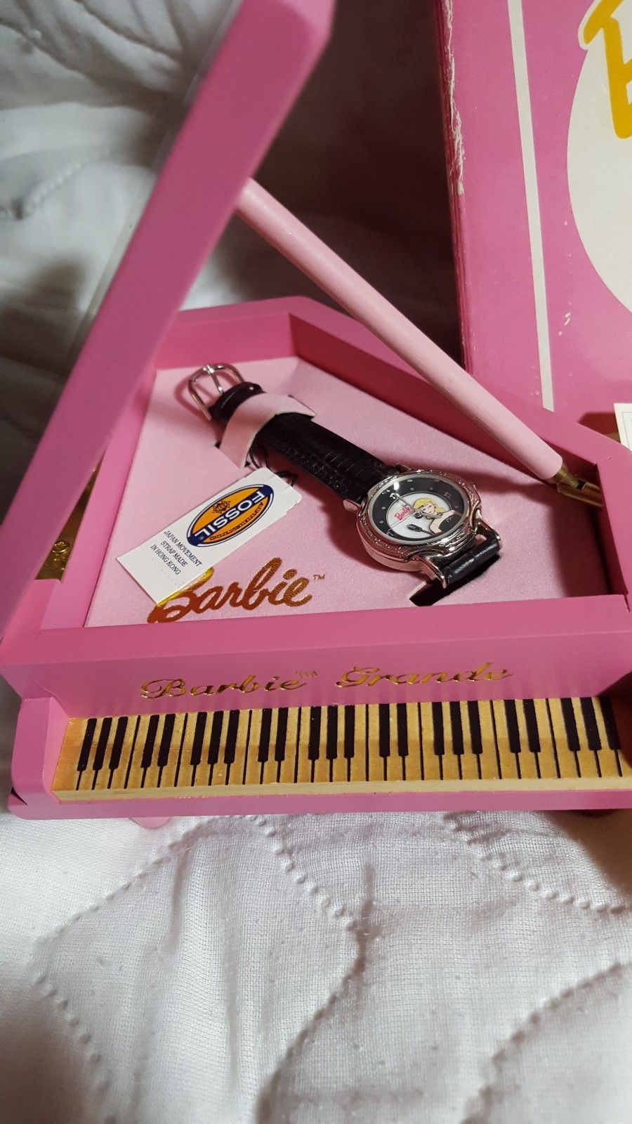 pink barbie piano