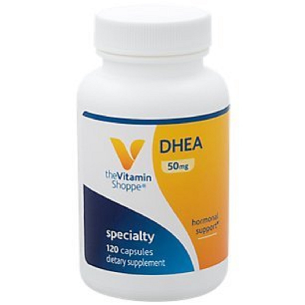The Vitamin Shoppe DHEA 50MG, Hormonal and Healthy Aging Support (120 Capsules)