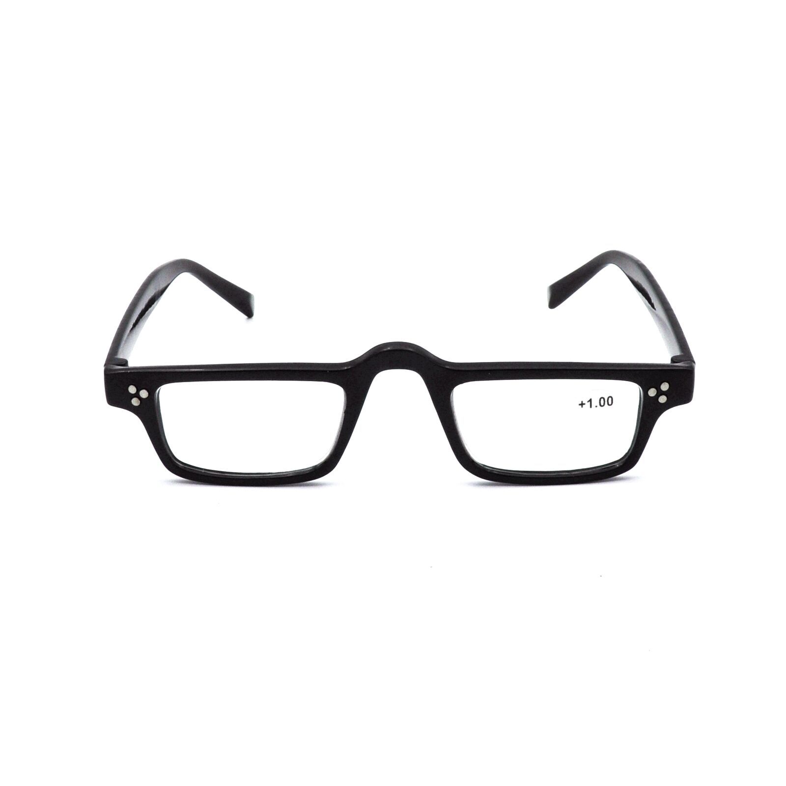 Mens Designer Reading Glasses Vintage Readers Rectangle 1.0 1.5 2.0 2.5