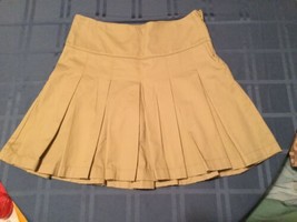 Size 16 plus Cherokee skirt uniform pleated khaki girls - $15.49