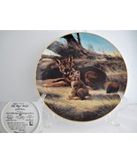 The Red Wolf Endangered Species Porcelain Collector Plate - $19.89