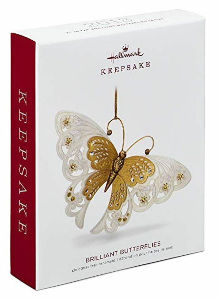 Hallmark Brilliant Butterflies Series 2nd Keepsake Ornament 2018