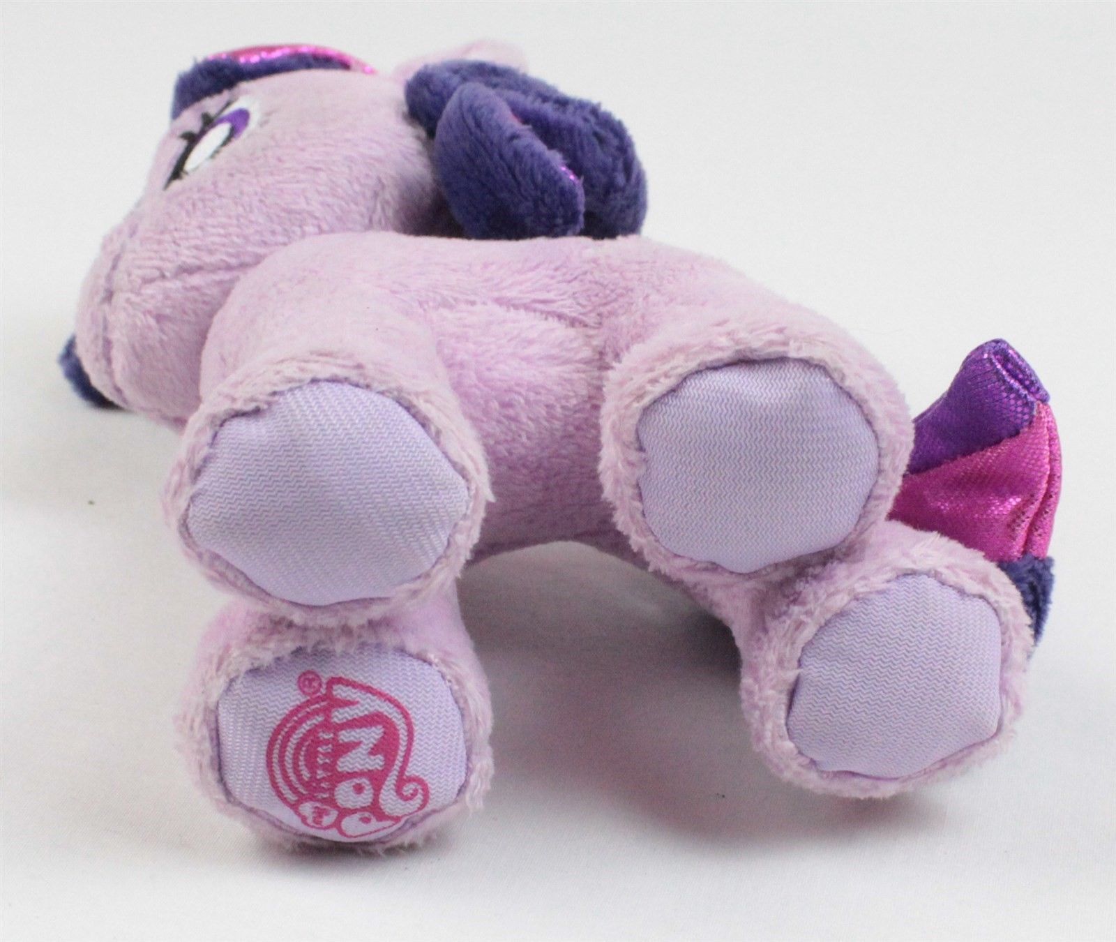 stuffed purple unicorn