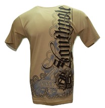 Southpole Branded Graffiti Graphic Beige Khaki Small Men&#39;s T-Shirt - $18.99