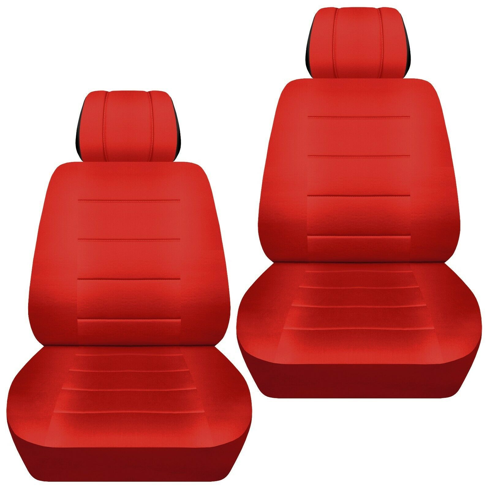 Front Set Car Seat Covers Fits 1997 2020 Toyota Camry Solid Red Seat