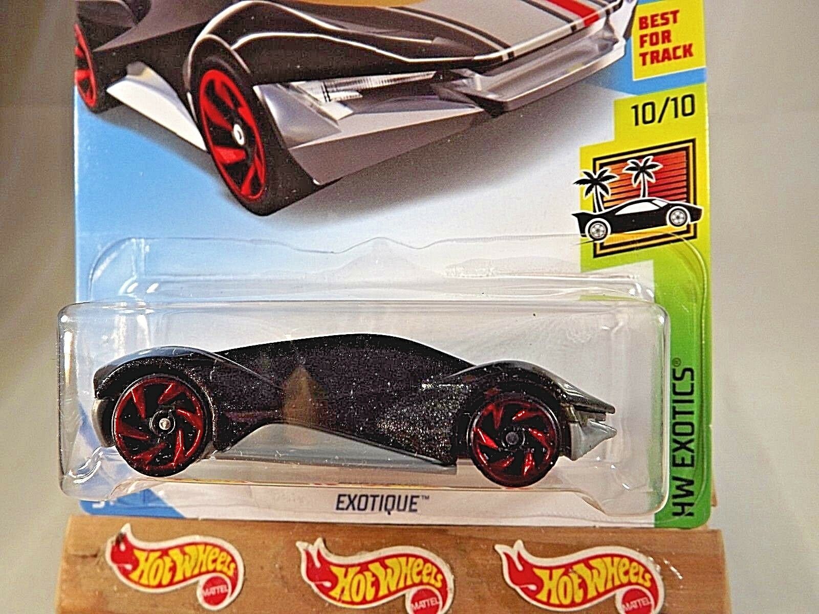 2018 Hot Wheels Kmart Exclusive HW Exotics 10/10 EXOTIQUE Mf Black w