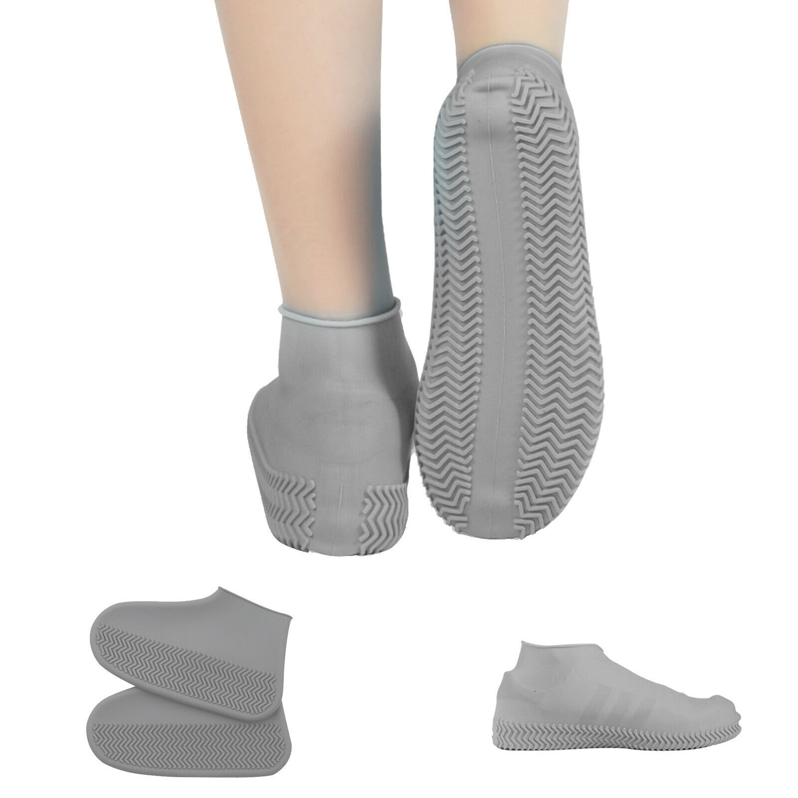 Step In Sock Cover Waterproof Reusable Fast HandFree Boot Shoe Sock