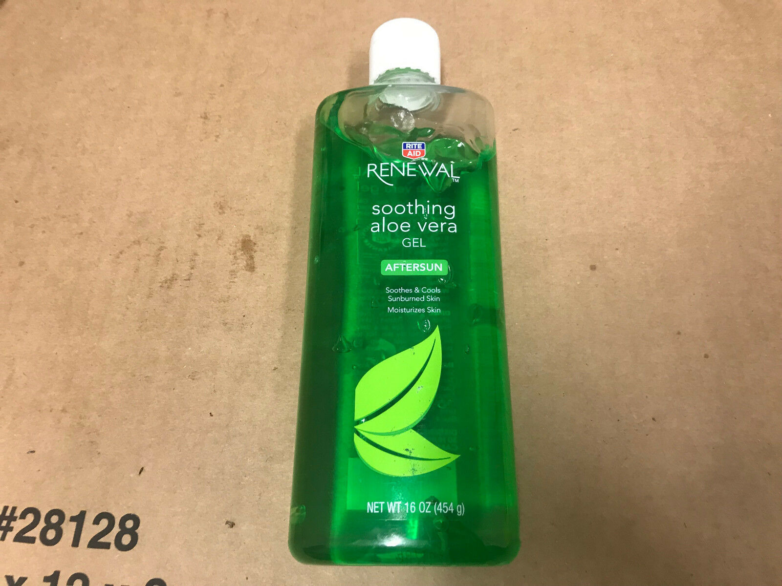 Rite Aid Renewal After Sun Gel w/ Aloe 16 oz Moisturizes Cools