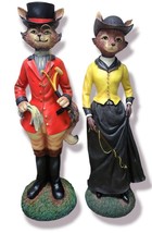 Winterthur Mr & Mrs Lord Fox Hunt 26” English Garden Library Statue Exclusive image 1