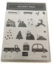Stampin Up Photopolymer Stamp Set Holiday Haul Christmas Gift Tag Card Making - $29.99