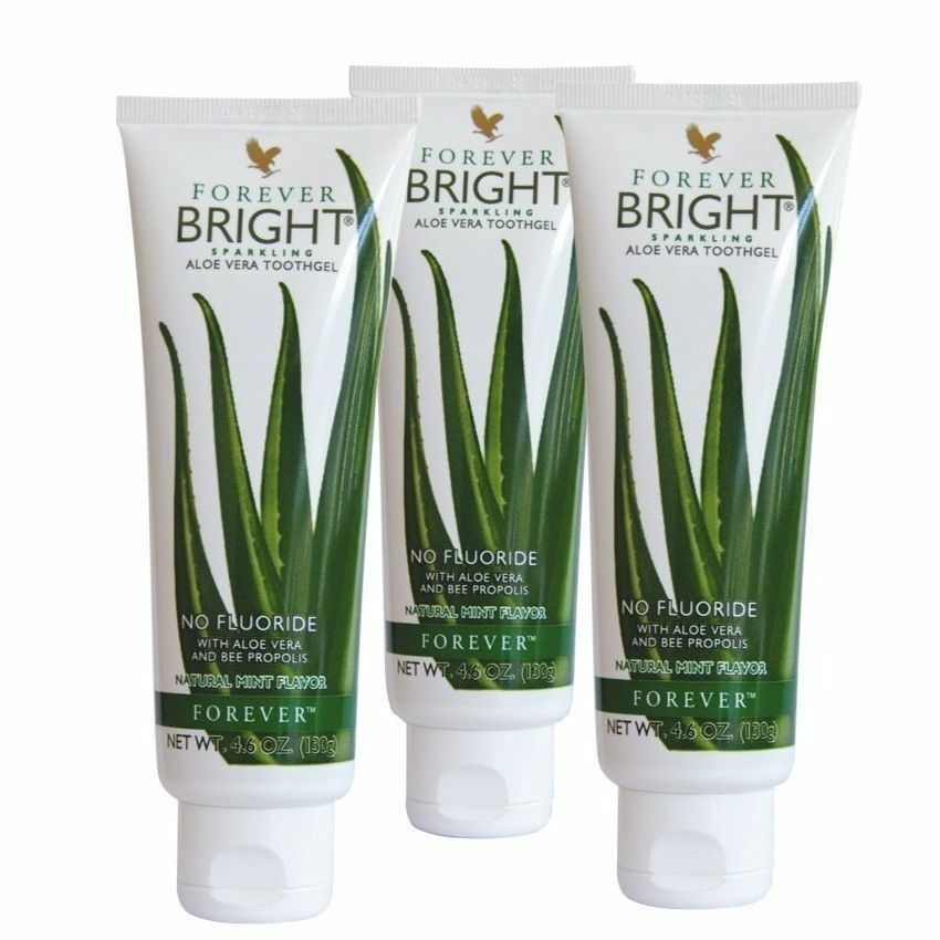 New Forever Living Aloe Vera Tooth Gel Bright Natural Mint No Fluoride Toothpaste 4638