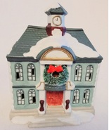 Town Hall ~ Christmas Village Minature Addition - $15.00
