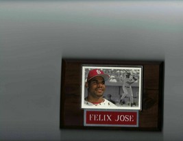 FELIX JOSE PLAQUE BASEBALL ST LOUIS CARDINALS MLB   C - $1.97