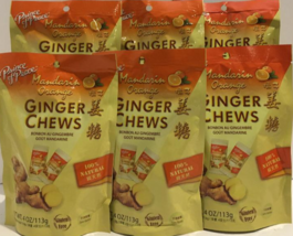 Prince of Peace Ginger Chews Candy with Mandarin Orange 4 oz ( Pack of 6 ) - $24.99