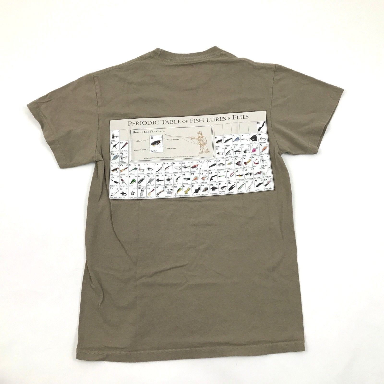 columbia periodic table of hunting shirt