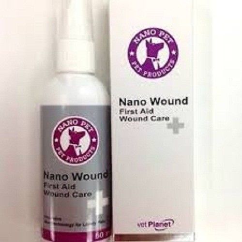 Nano wound Spray treatment wounds skin,mouth sores for pet dog cat 50