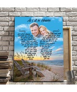 As I Sit In Heaven Ocean Pearl Backgroung Canvas - $49.99