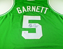 KEVIN GARNETT / NBA CHAMPION / AUTOGRAPHED BOSTON CELTICS CUSTOM JERSEY / COA image 1