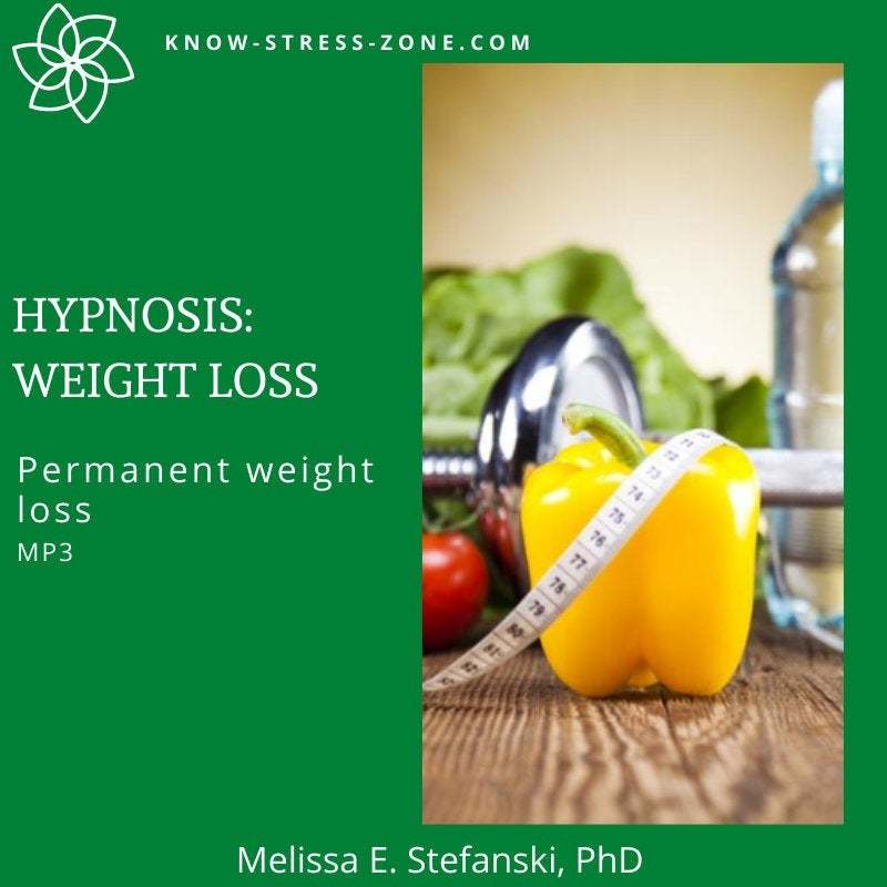 HYPNOSIS: WEIGHT LOSS Permanent Weight Loss MP3; Binaural Beats; Self Care; Stre