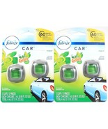 2 Febreze With Gain Original 2 Count Car Vent Clips With Odor Clear Tech... - $21.99