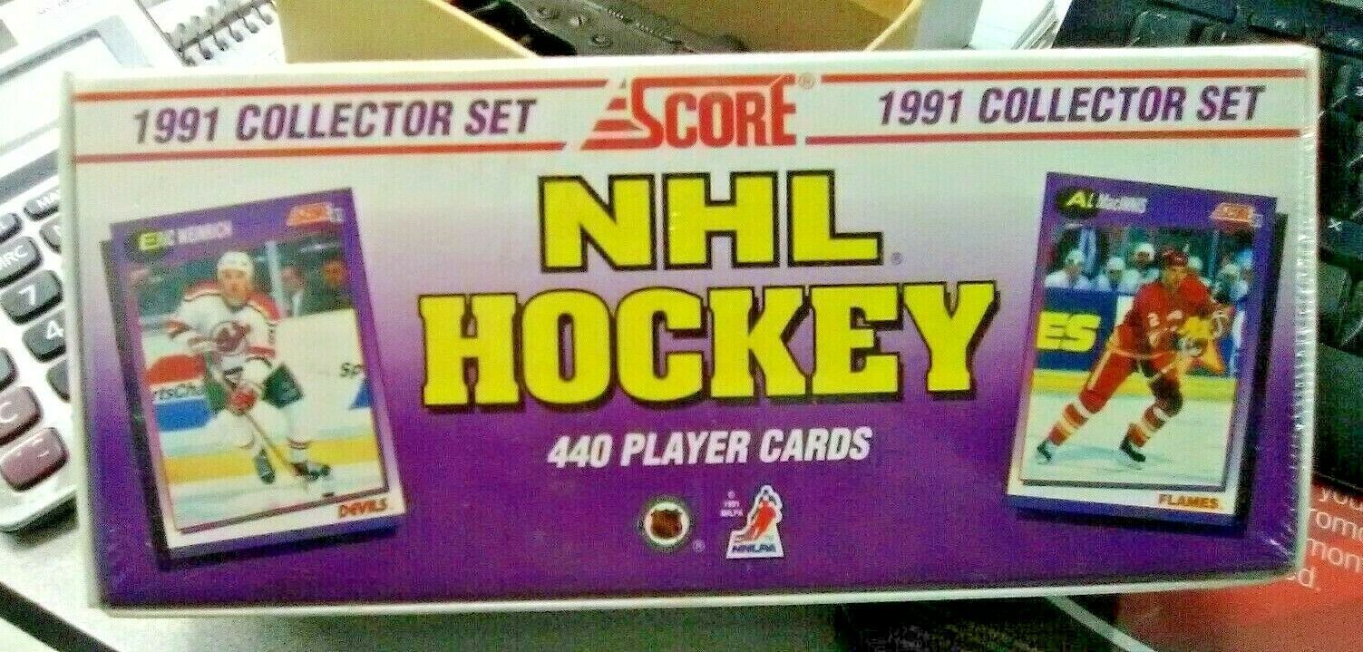 1991 Score NHL Hockey Collector Set Factory Sealed Complete 440 Cards ...