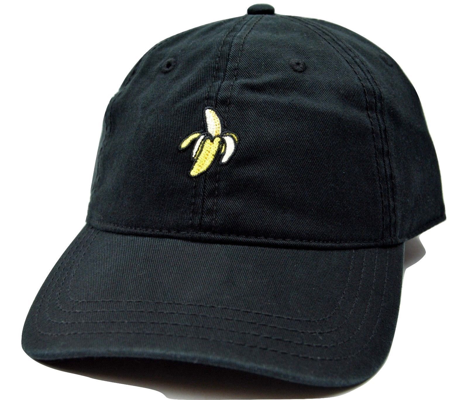 Free Authority Banana Peel Adjustable Cotton Black Baseball Cap Dad Hat