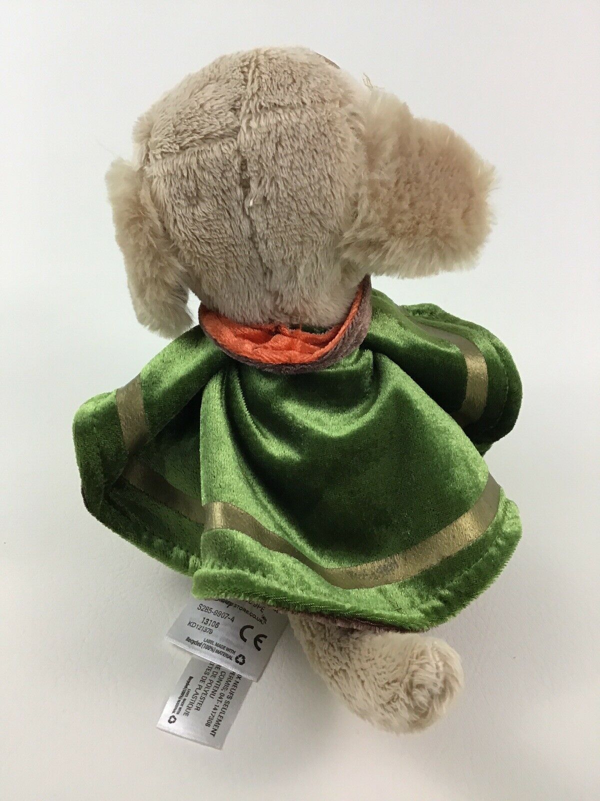 Disney Super Buddies Mudbud Puppy Dog 7" Plush Stuffed Green Superhero