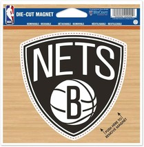 NBA Brooklyn Nets 4 inch Auto Magnet Logo by WinCraft - $13.99