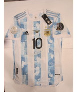 Lionel Messi Argentina Copa America Final Match Slim Home Soccer Jersey 2020-21 - $130.00