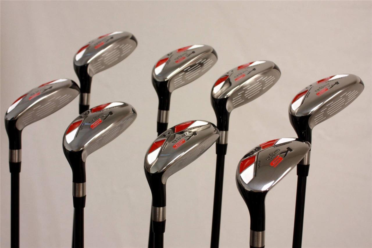 Used Mens Senior Hybrid Golf Set 3 - pw Graphite Clubs Right Handed All