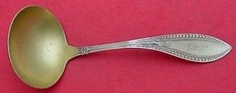 Indian by Whiting Sterling Silver Gravy Ladle Gold Washed 7 1/4" - $132.05