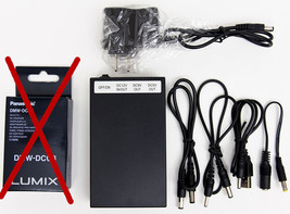 External Rechargeable Battery for Panasonic GH3 GH4 GH5 Extended Video (without) - $50.30
