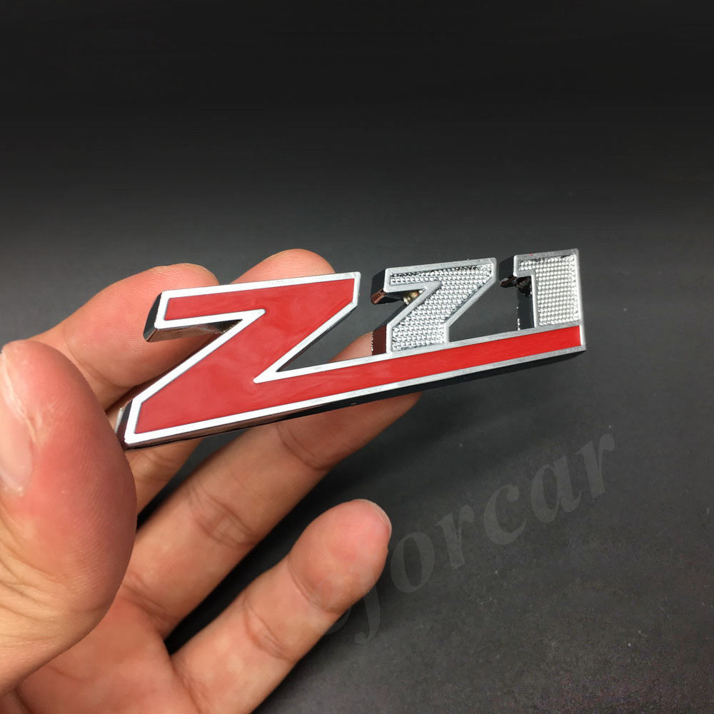 4x Metal Z71 Emblem Badge Decal Sticker Fit Chevrolet Chevy Silverado ...