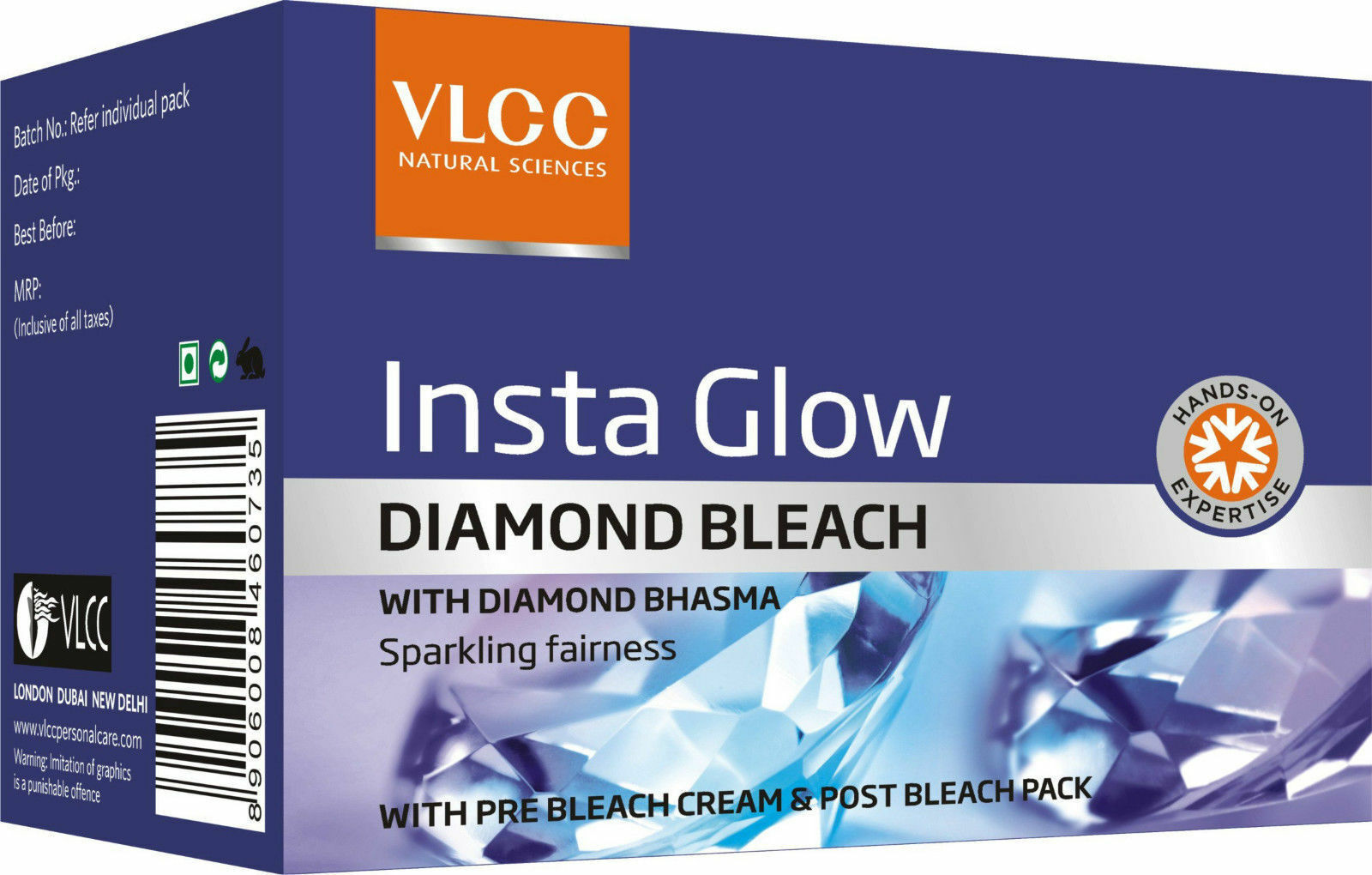 Vlcc Insta Glow Diamond Bleach 60 Gm And 31 Similar Items