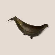 Vintage Bowl Shaped Fish, Metal material, measures 28x10x10 cm - $62.92