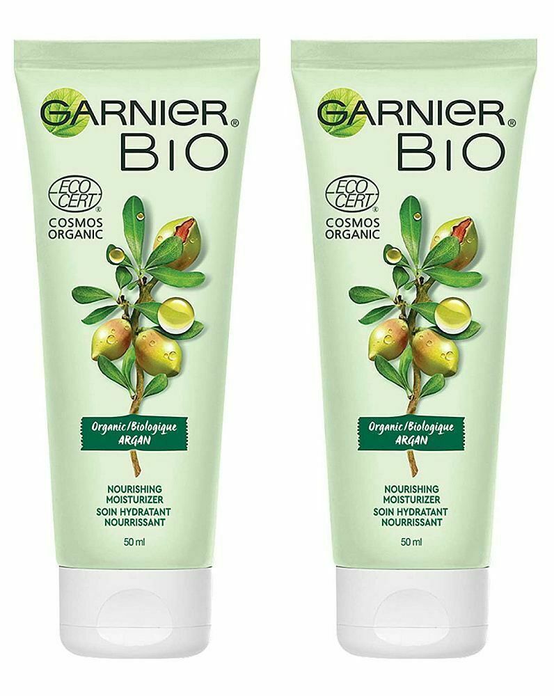 Primary image for Lot of 2 Garnier Bio Organic Argan Nourishing Moisturizer 50ml
