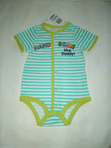 First Impressions Baby Boys Striped Bodysuit"Handsome Like Daddy", Sz.0-3 Months - $9.99