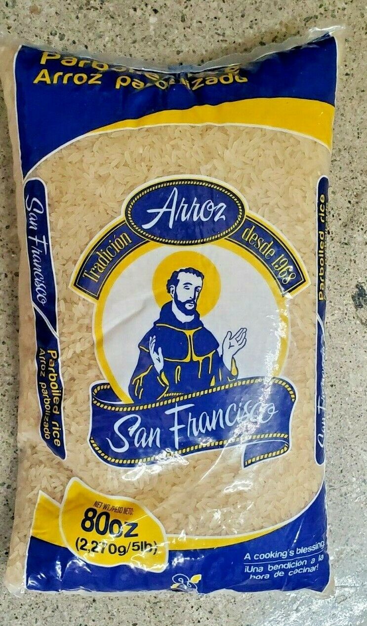 SAN FRANCISCO PARBOILED RICE 5 POUNDS /ARROZ PRE COCIDO SAN FRANCISCO 5 ...