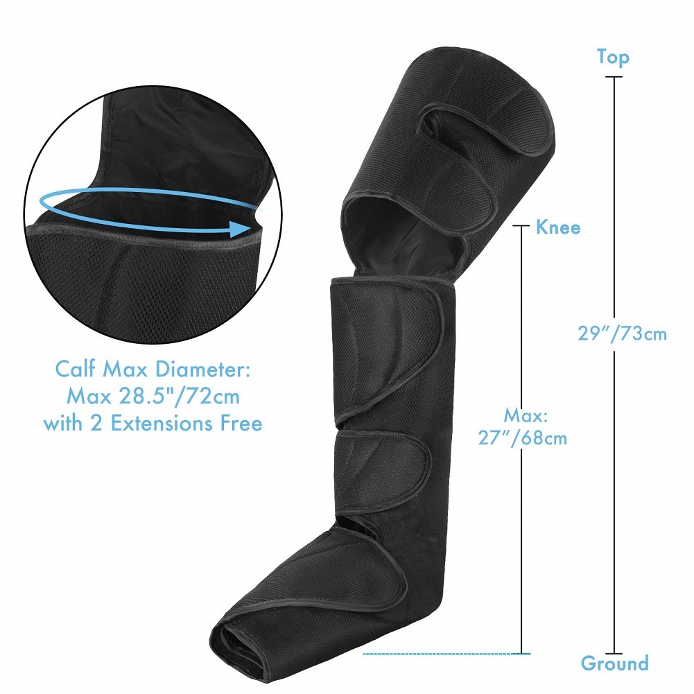 Cincom Leg Air Compression Massager For Foot Calf Thigh Upgrade Leg Wraps Massagers 3456