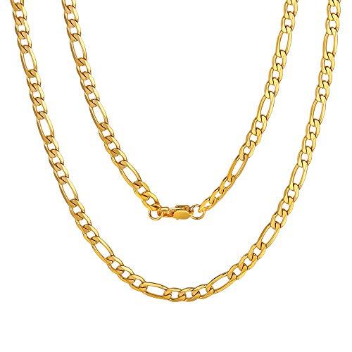 Neck Chain Boys Figaro Chain Necklace 20 inch 4mm Mens - Chains ...