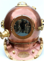 NauticalMart Antique US Navy Mark V Deep Sea Marine Divers  Diving Helmet 