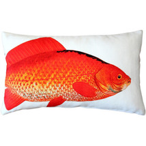 Pillow Decor - Goldfish Fish Pillow 12x20 (PD2-0001-01-92) - $29.95