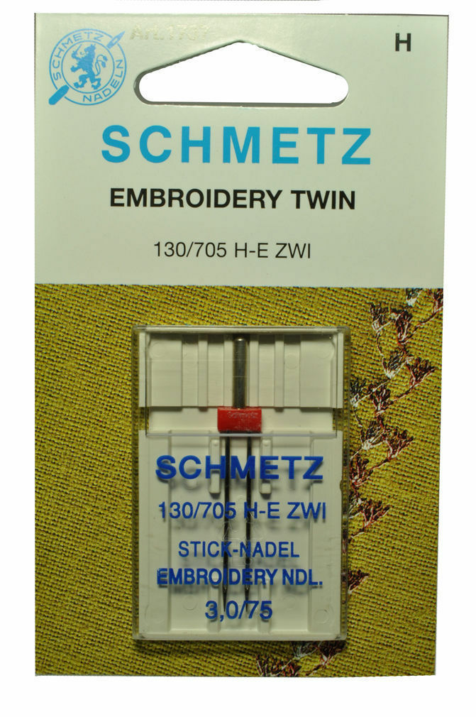 Primary image for Schmetz Sewing Machine Twin Embroidery Needle 1737