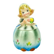 Vintage Lefton Dutch Girl Sugar Bowl Ceramic Decorative Art Pottery 2697 - $39.34